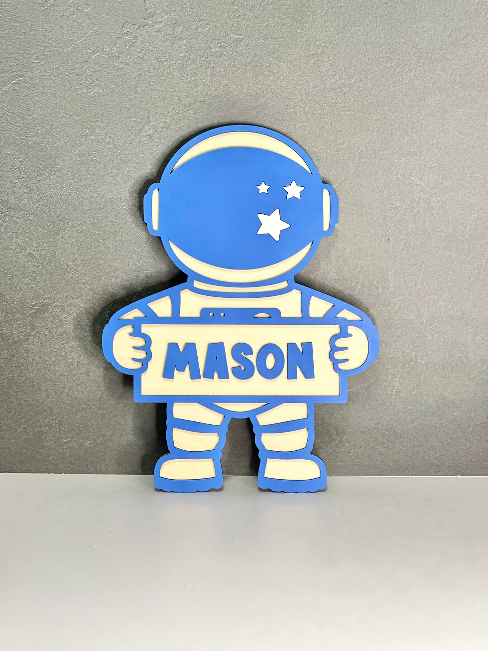 Personalised Spaceman Name Sign