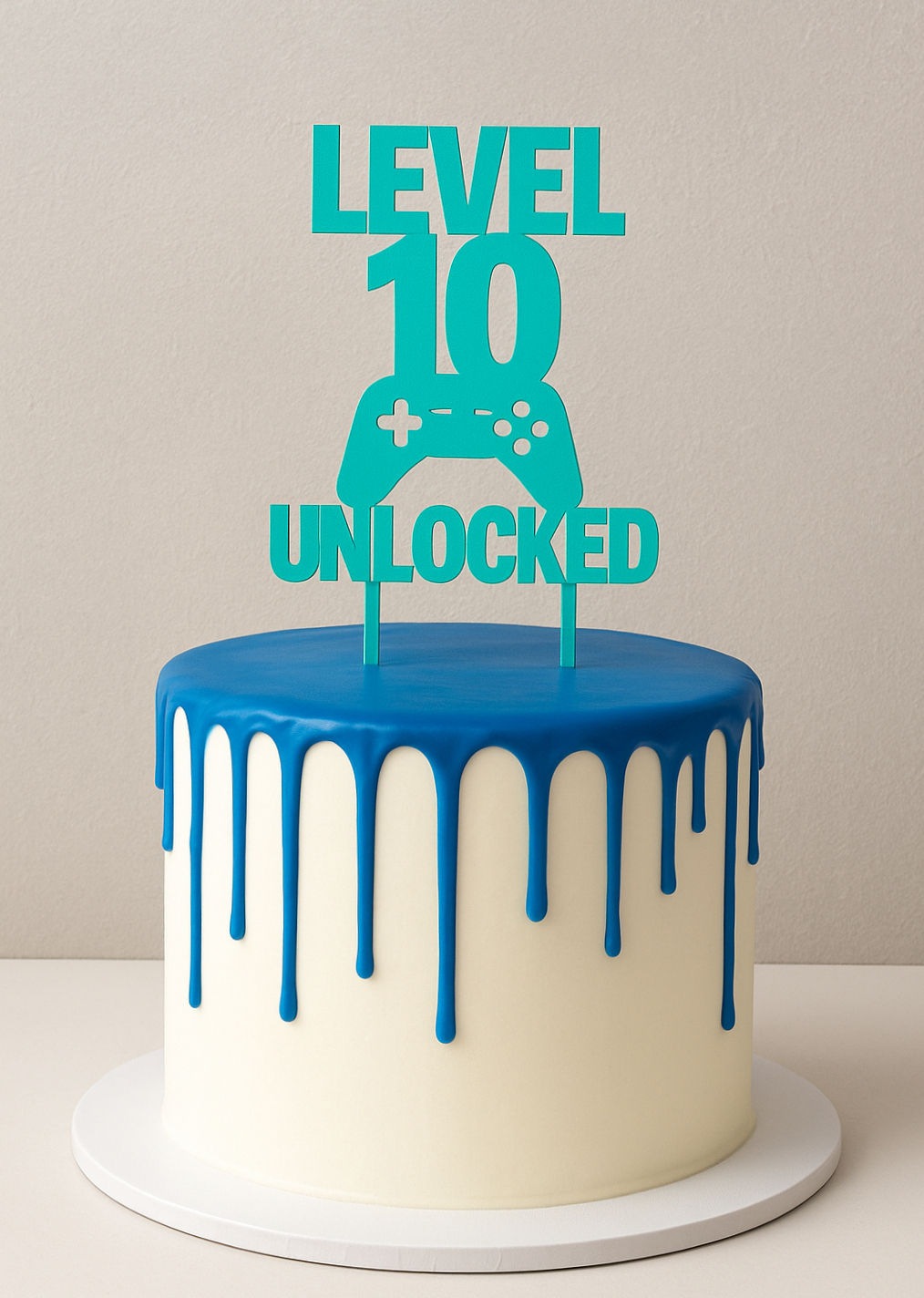 Level Unlocked Cake Topper