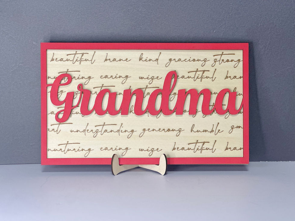 Grandma Affirmation Frame