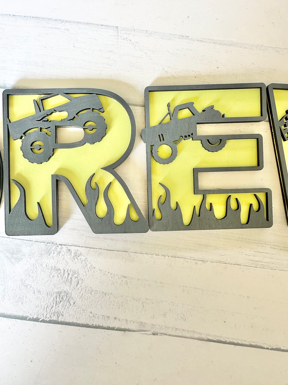 Thumbnail: DREW Monster Truck Letters