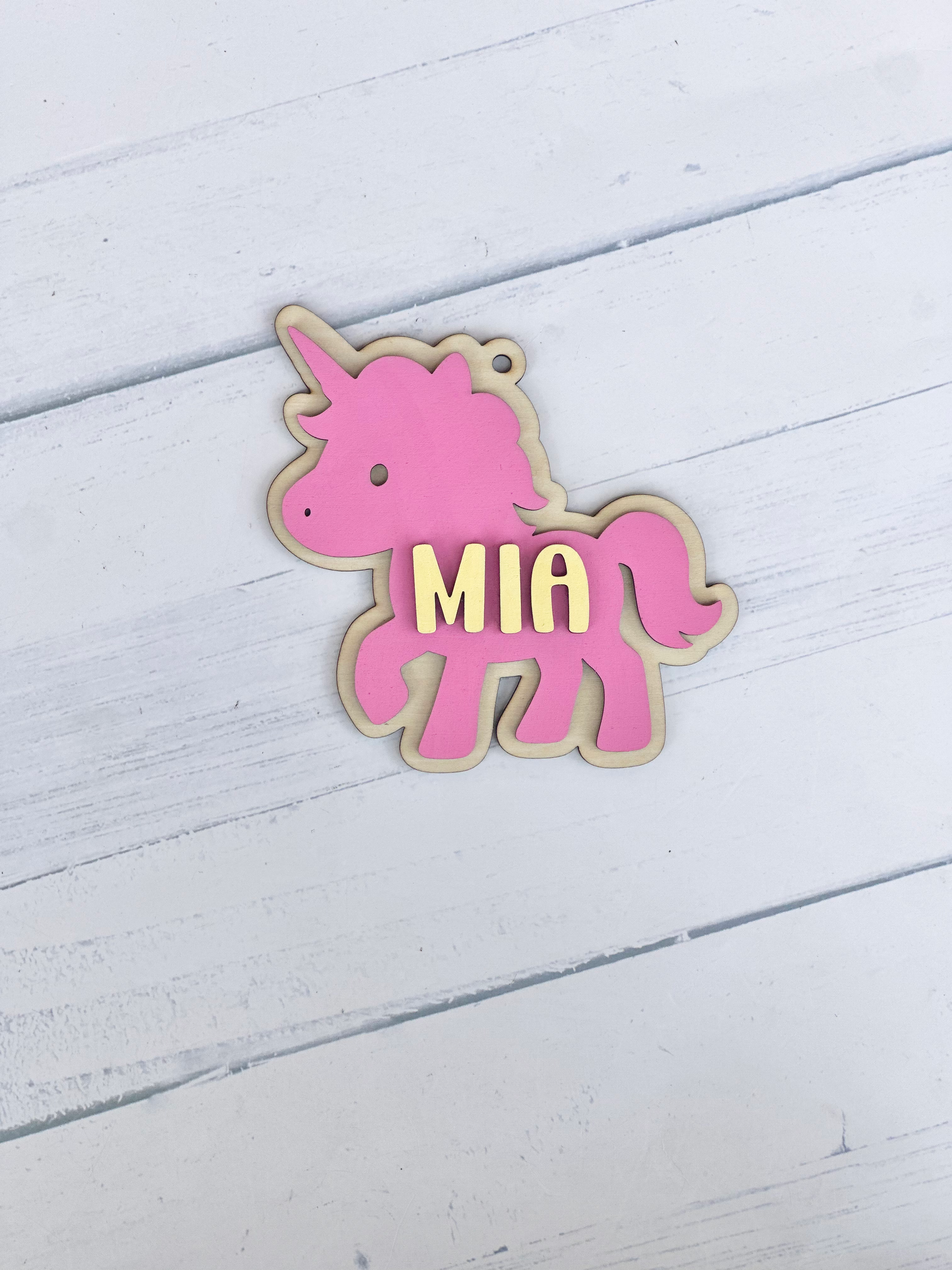 MIA Unicorn Bag Tag