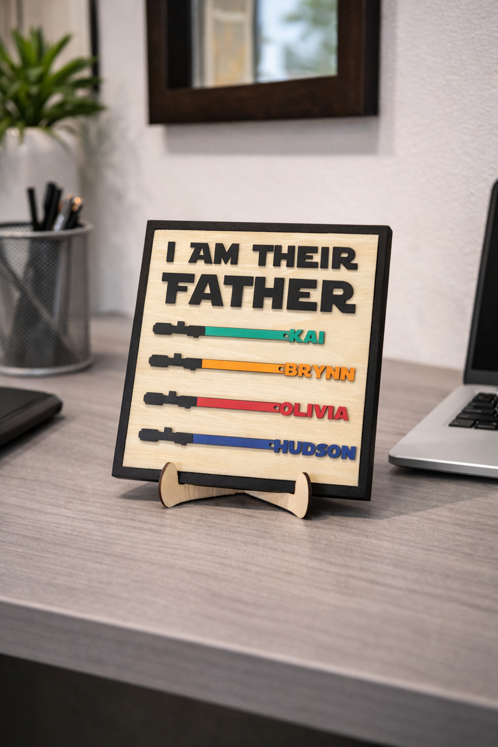Personalised 'I am their Father' Frame