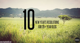 10 NEW YEAR’S RESOLUTIONS FOR 20+ YEAR OLDS
