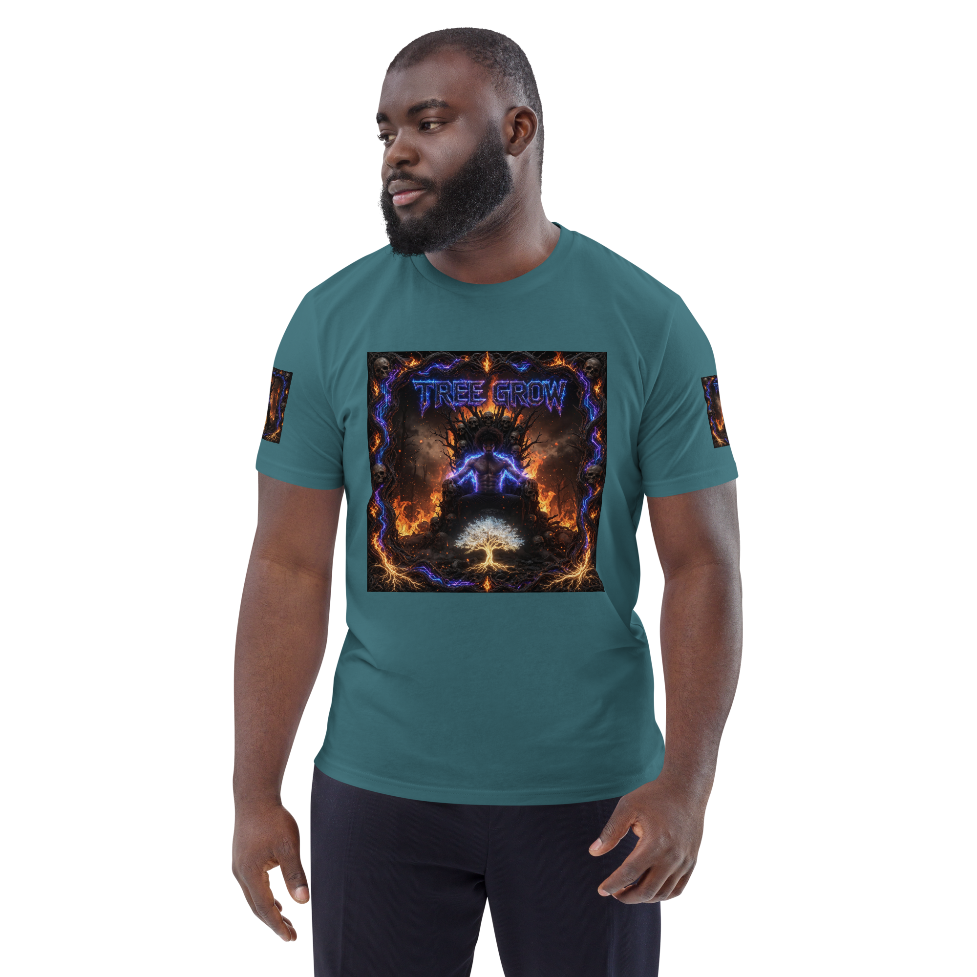TREE GROW Unisex Organic Cotton Creator 2.0 ROCK MERCURY T-Shirt
