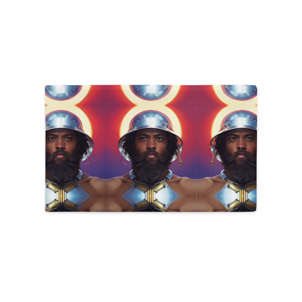 Thumbnail: Metal hat Mercury Premium Pillow Case