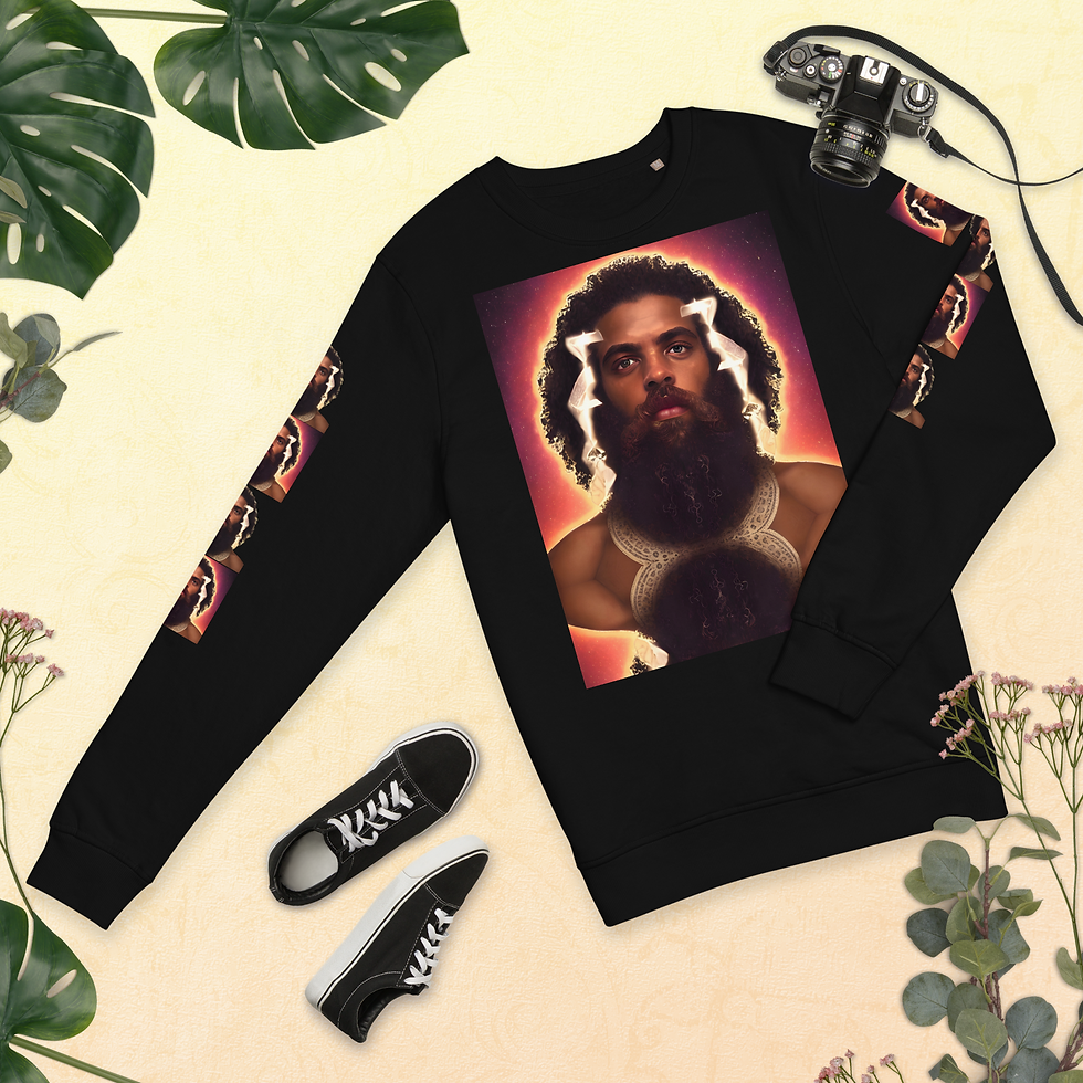 Wise Mercury Unisex organic sweatshirt