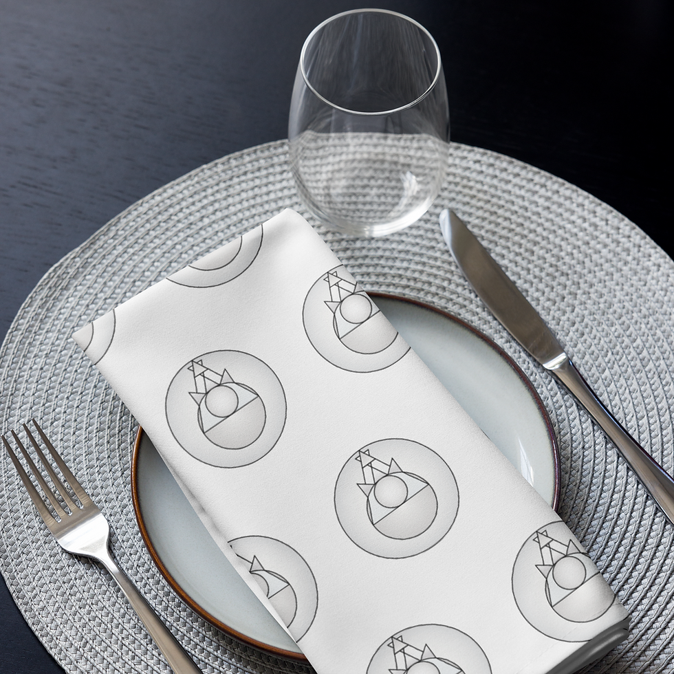 Thumbnail: Rock Mercury Cloth napkin set
