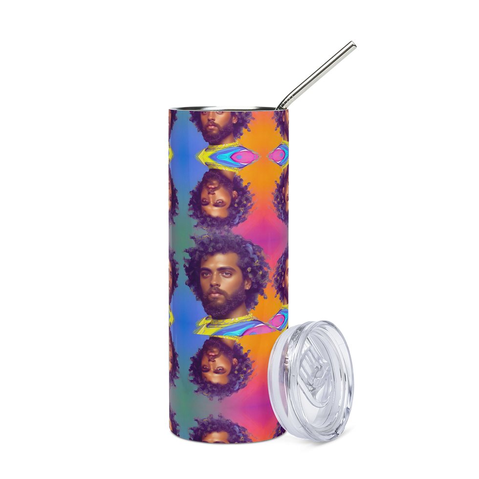 Thumbnail: Color Vortex Mercury Stainless steel tumbler