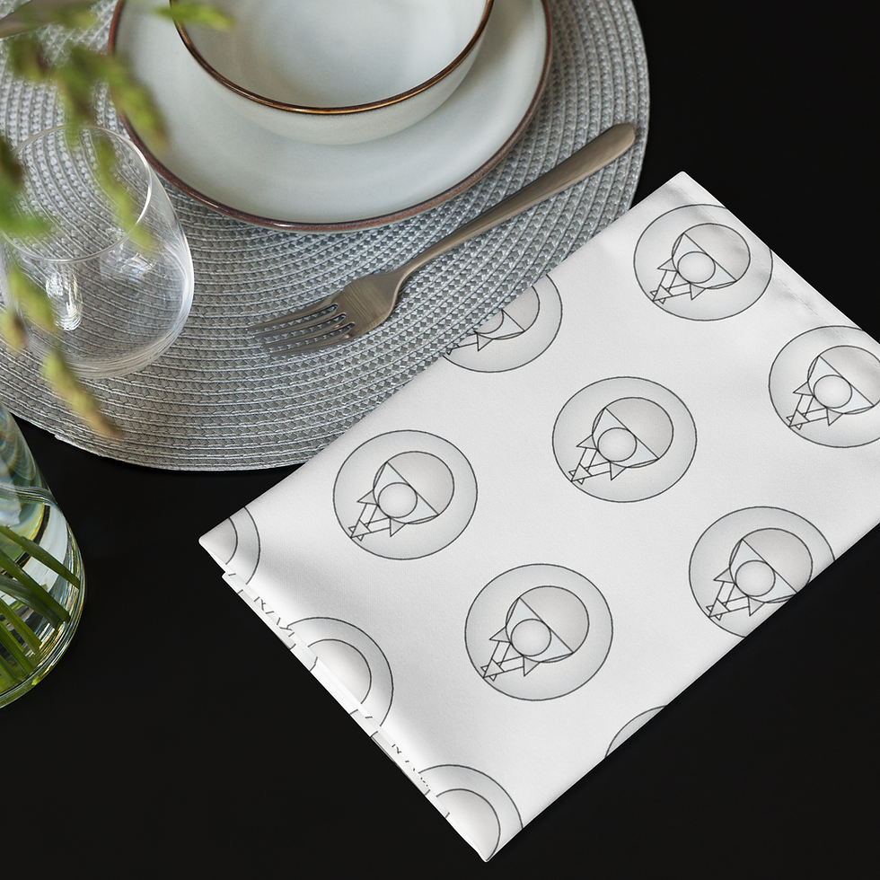 Thumbnail: Rock Mercury Cloth napkin set