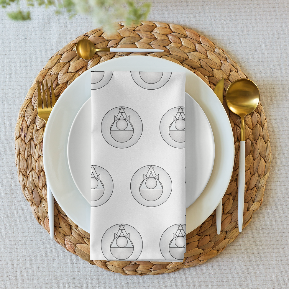 Thumbnail: Rock Mercury Cloth napkin set