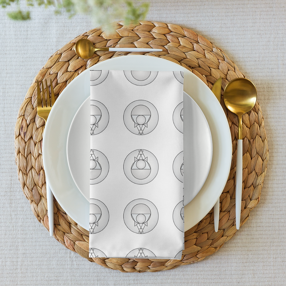 Thumbnail: Rock Mercury Cloth napkin set