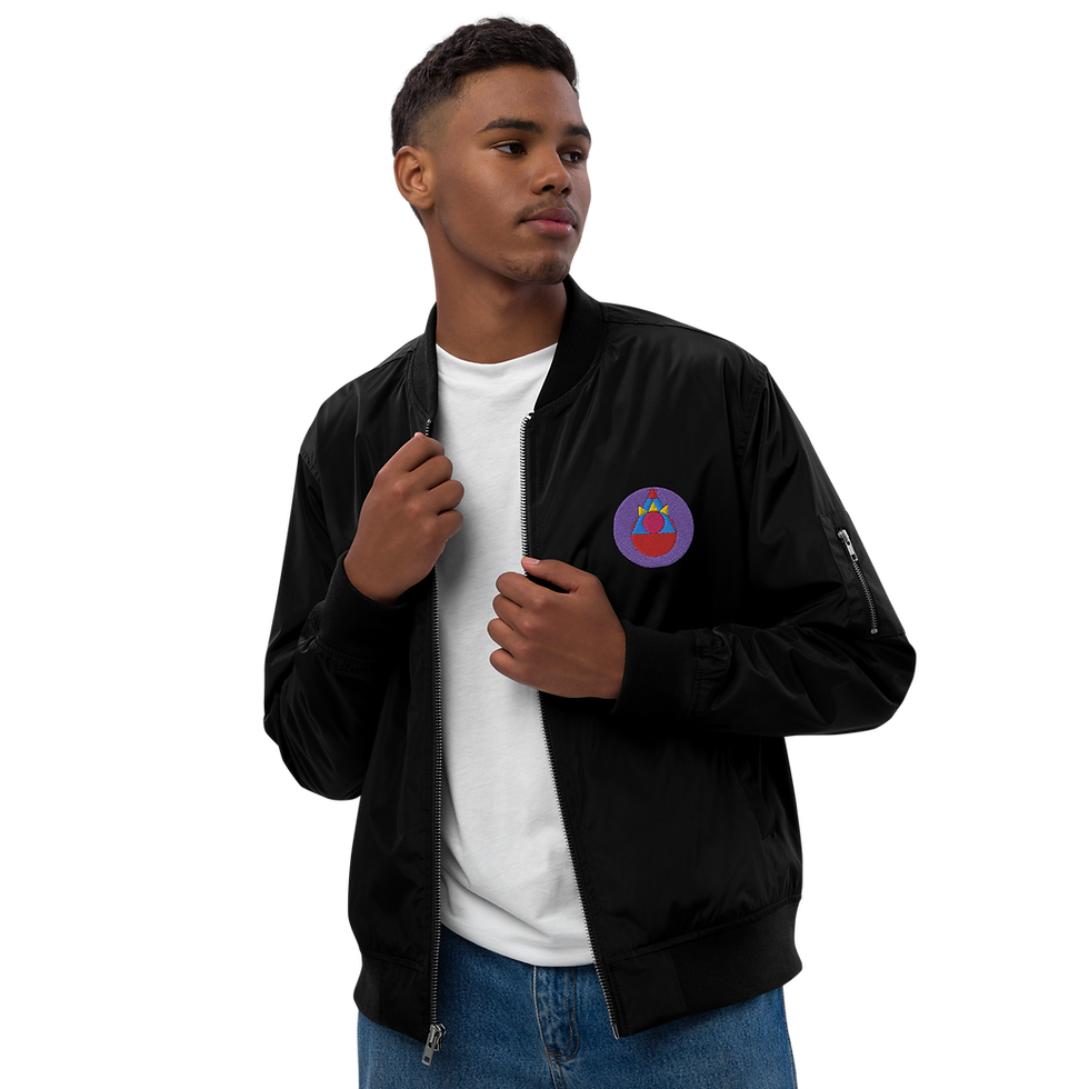 Thumbnail: Rock Mercury Premium recycled bomber jacket