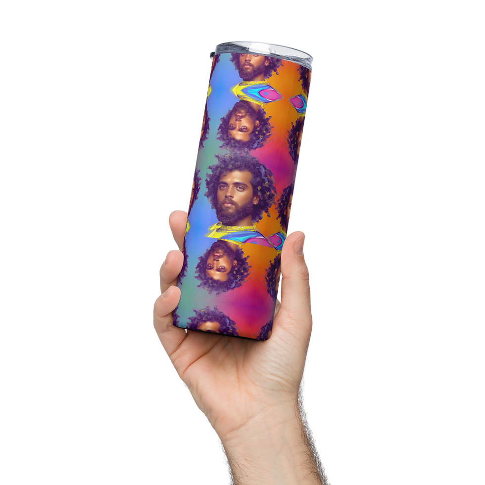 Thumbnail: Color Vortex Mercury Stainless steel tumbler