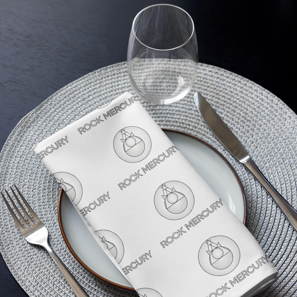 Thumbnail: Rock Mercury Cloth napkin set