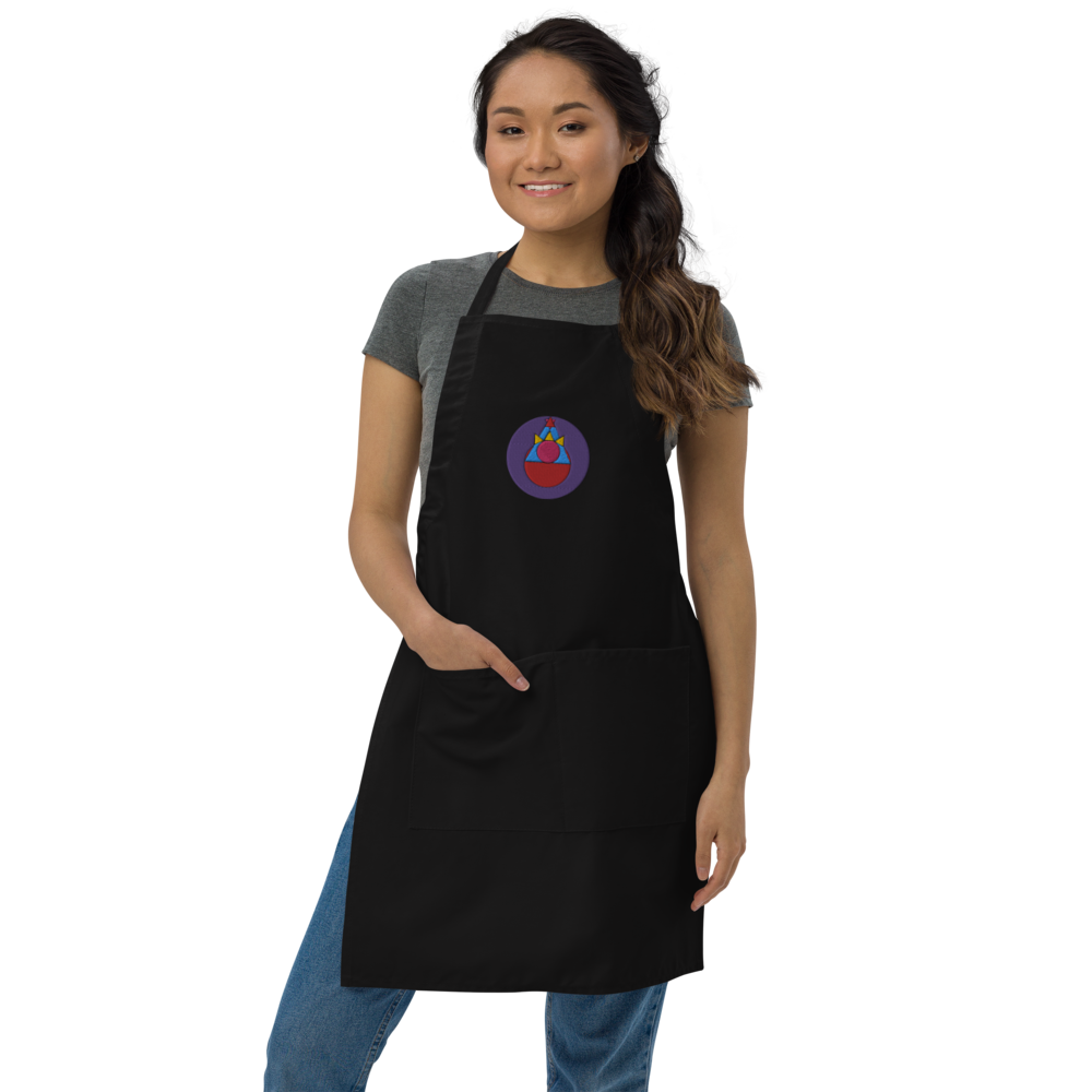 Rock Mercury Embroidered Apron