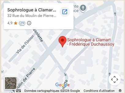 Plan accès Sophrologue Clamart