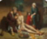 El buen samaritano, Phillip Richard Morris. Óleo sobre lienzo, 1887.
