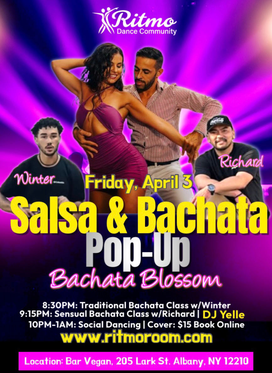 Salsa & Bachata Pop-Up Friday at Bar Vegan