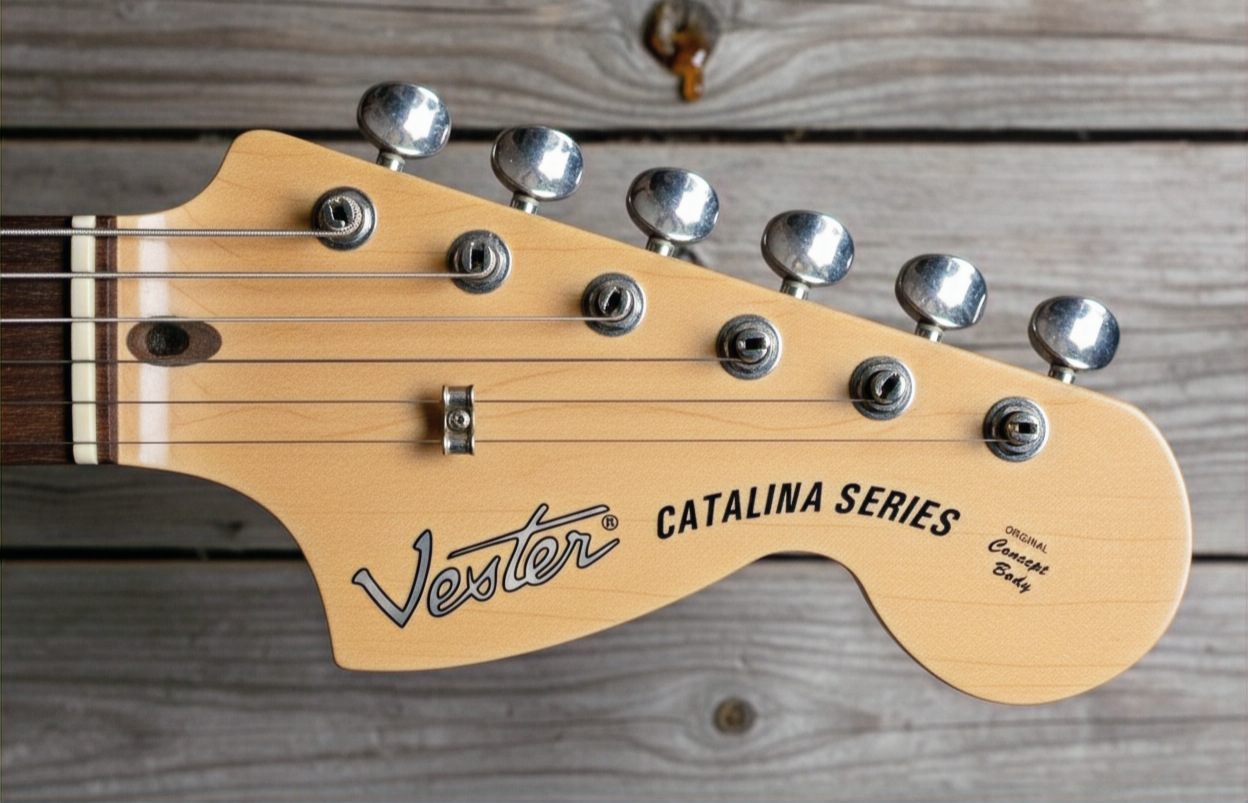 Vester Catalina Series 1 -kitara siirtokuvalla
