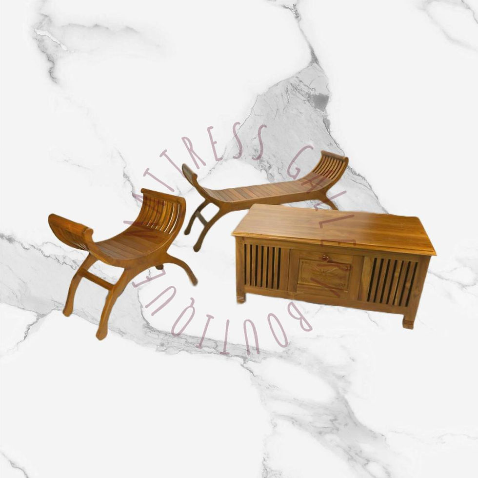 [M1102,1104S/L] Solid Teakwood Table and Chair