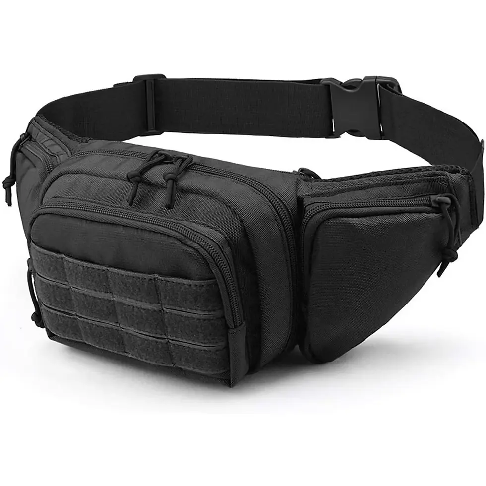 Thumbnail: Waist Fanny Pack Belt Bag Tactical Military Motorcycle Rider Sports Climb Nylon