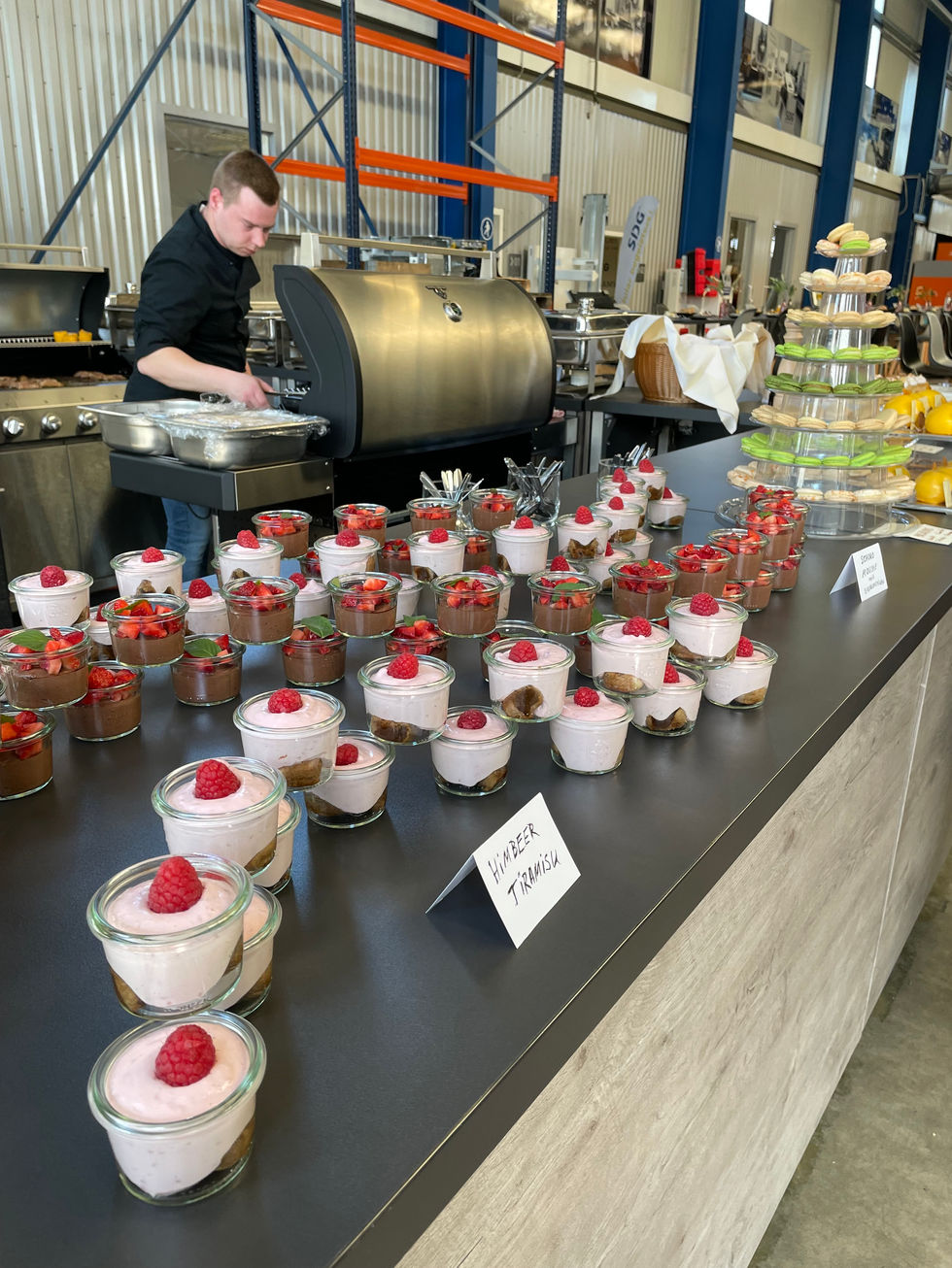 Exquisite Desserts von Exit Catering für einen besonderen Anlass.