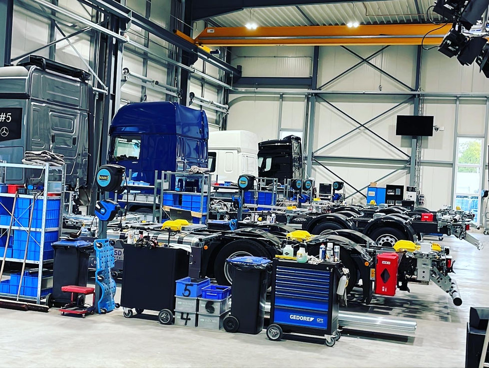 Effiziente Eventlogistik sorgt für reibungslose Abläufe während der Hausmesse.
