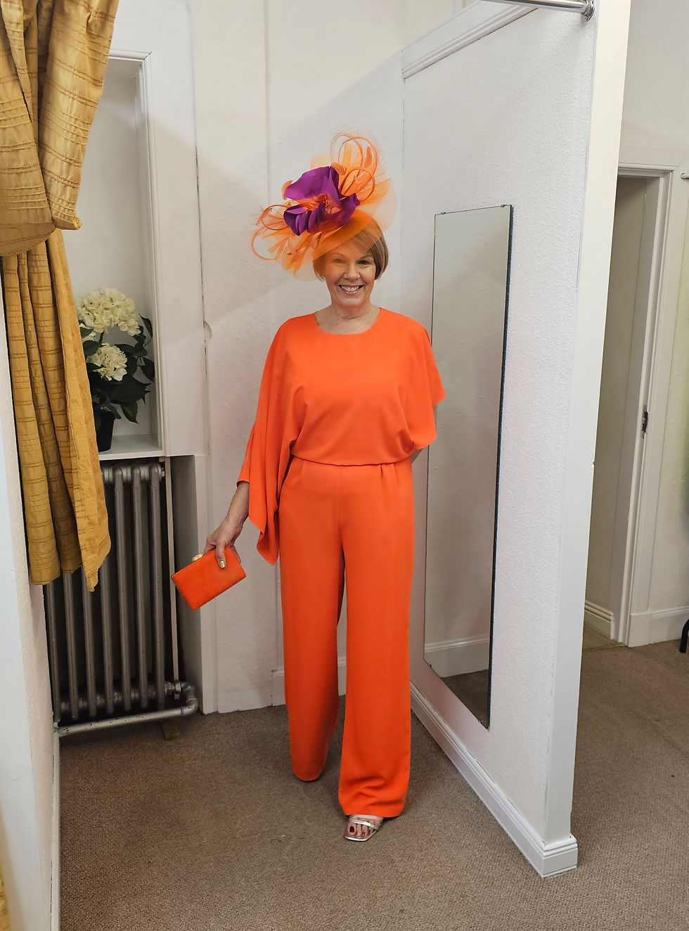 Thumbnail: Lizabella Apricot Jumpsuit- 5075 Size 14  20 22 24