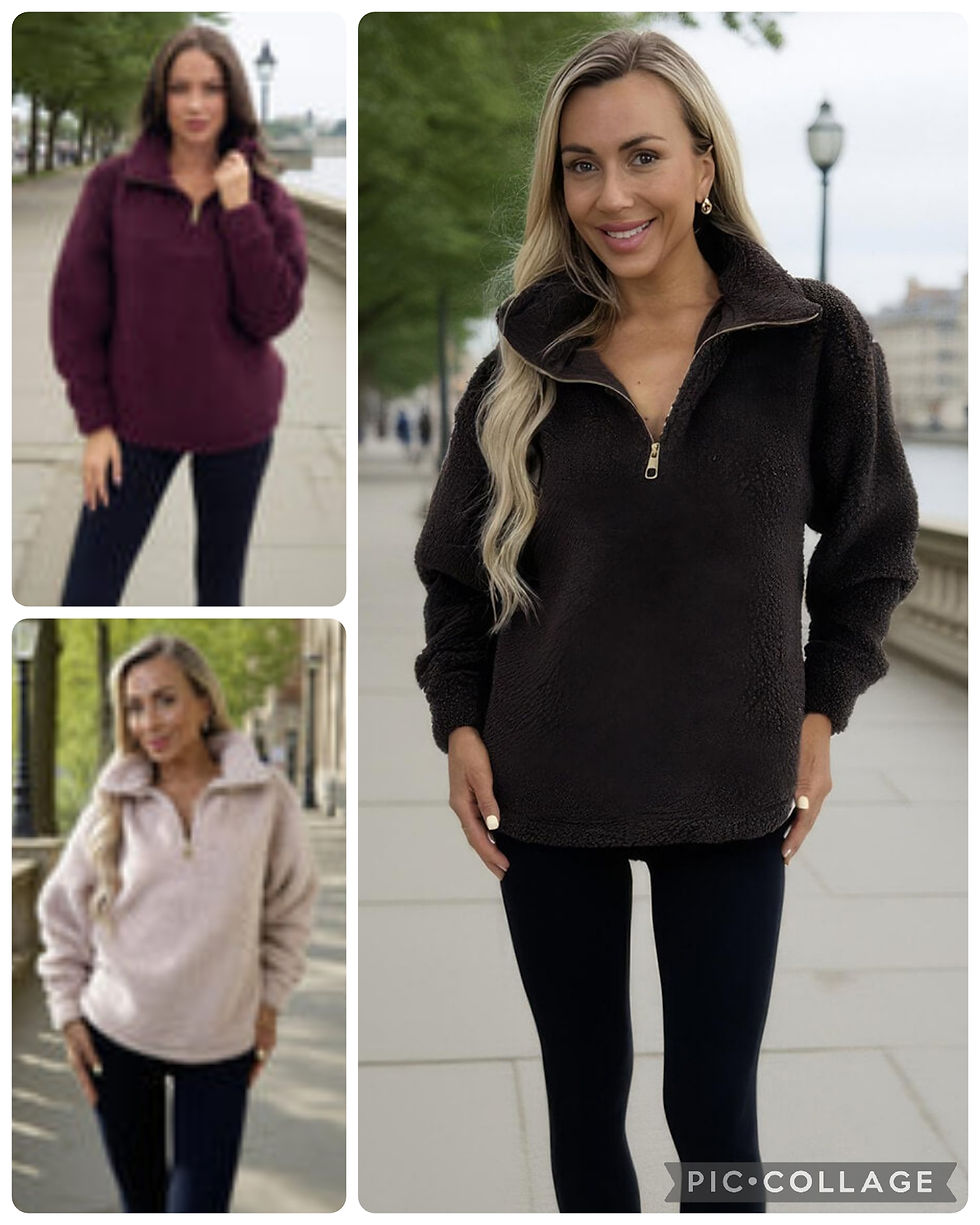 Ax Paris Half Zip - 3 Colourways