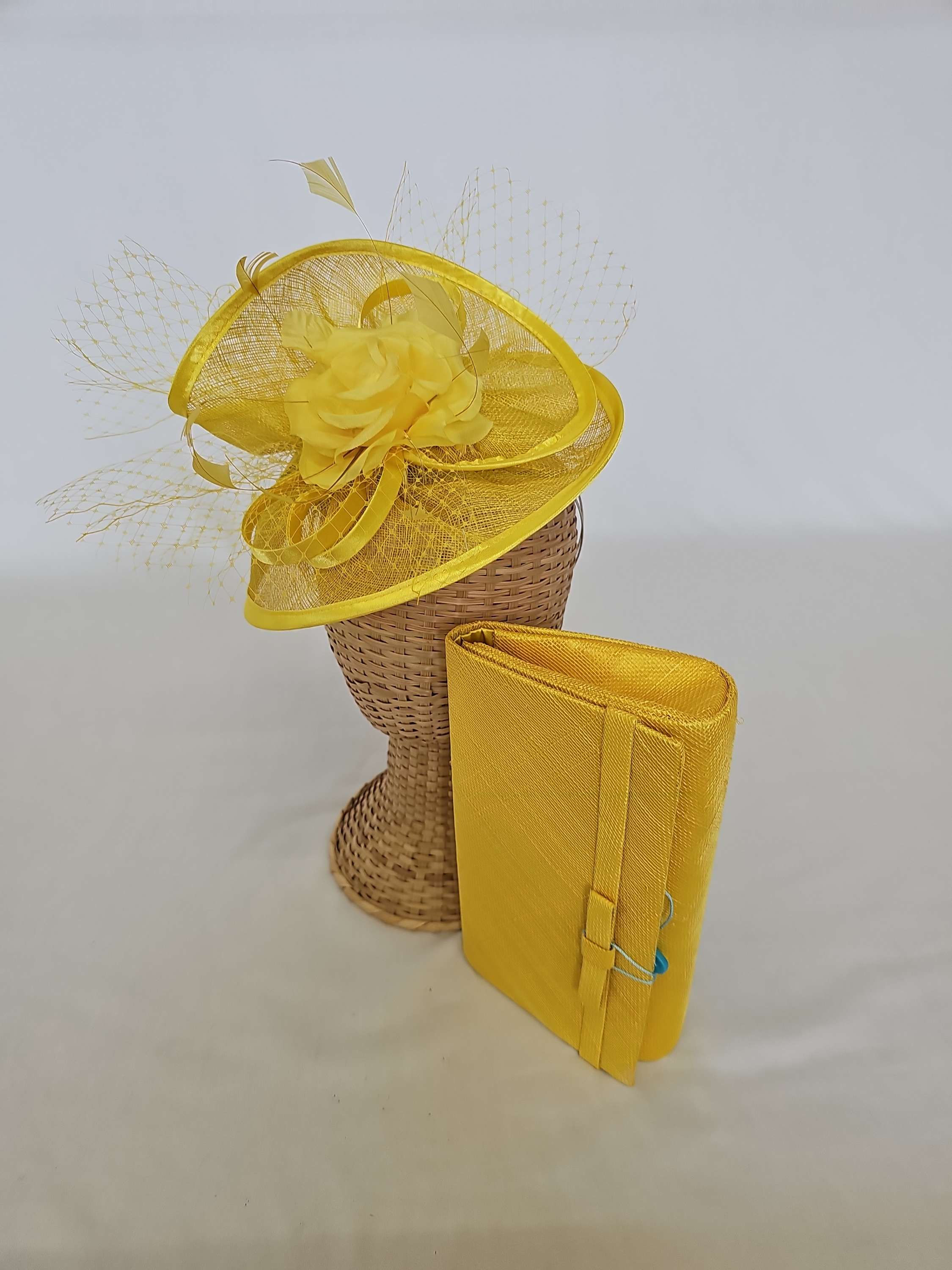 Fascinator- Yellow 