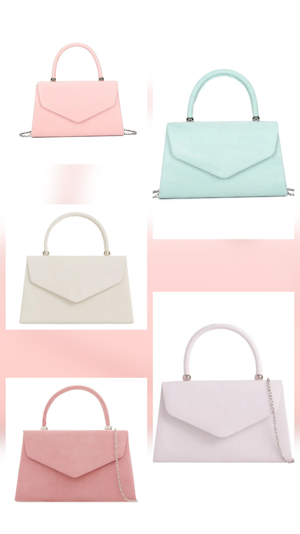 Thumbnail: Suede Clutch Bag 