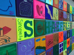 벽면 설치 미술