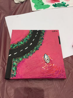 벽면  설치 미술