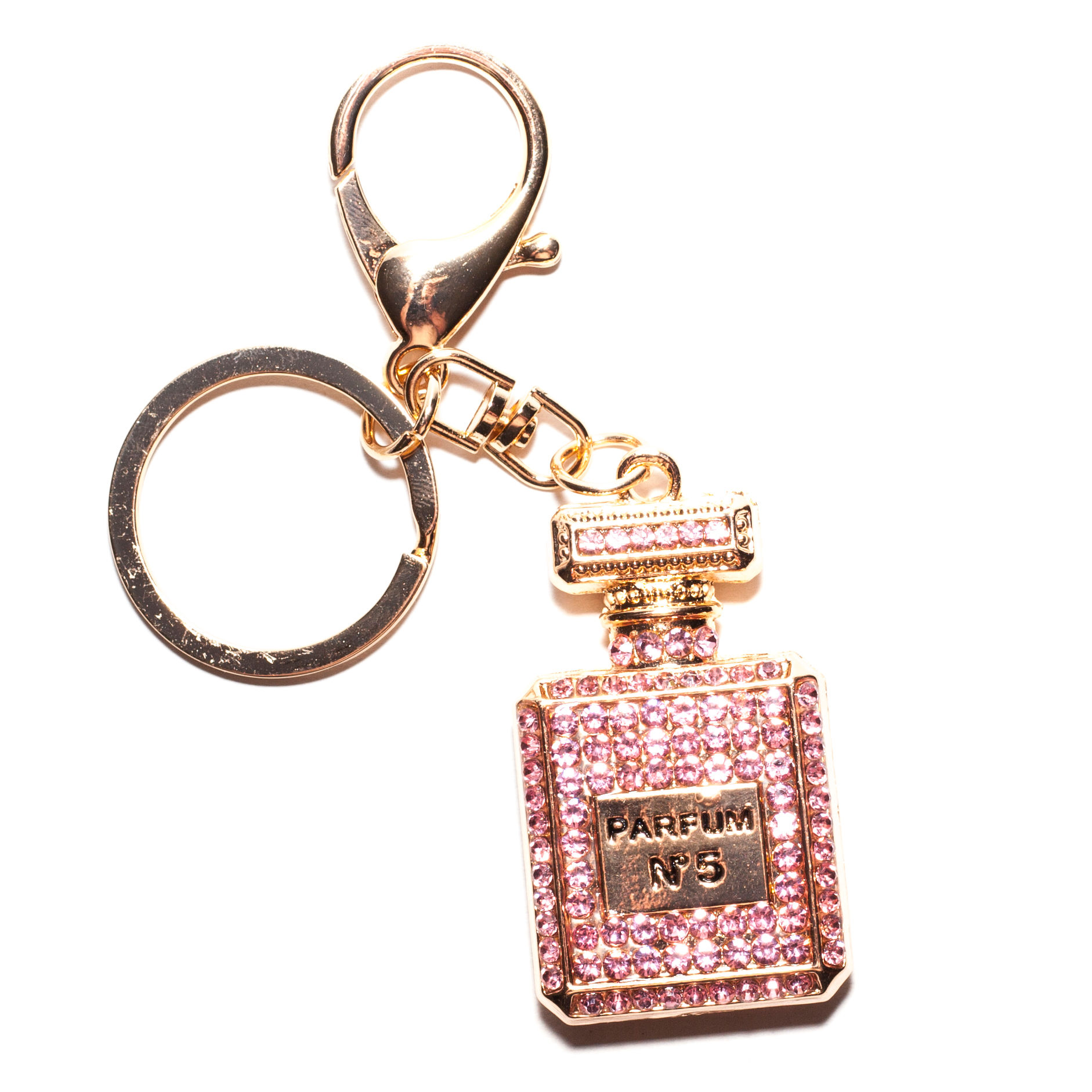 Perfume Bottle Keyring/Bag Charm