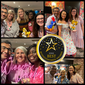 Best Business Women Awards Winners drinks