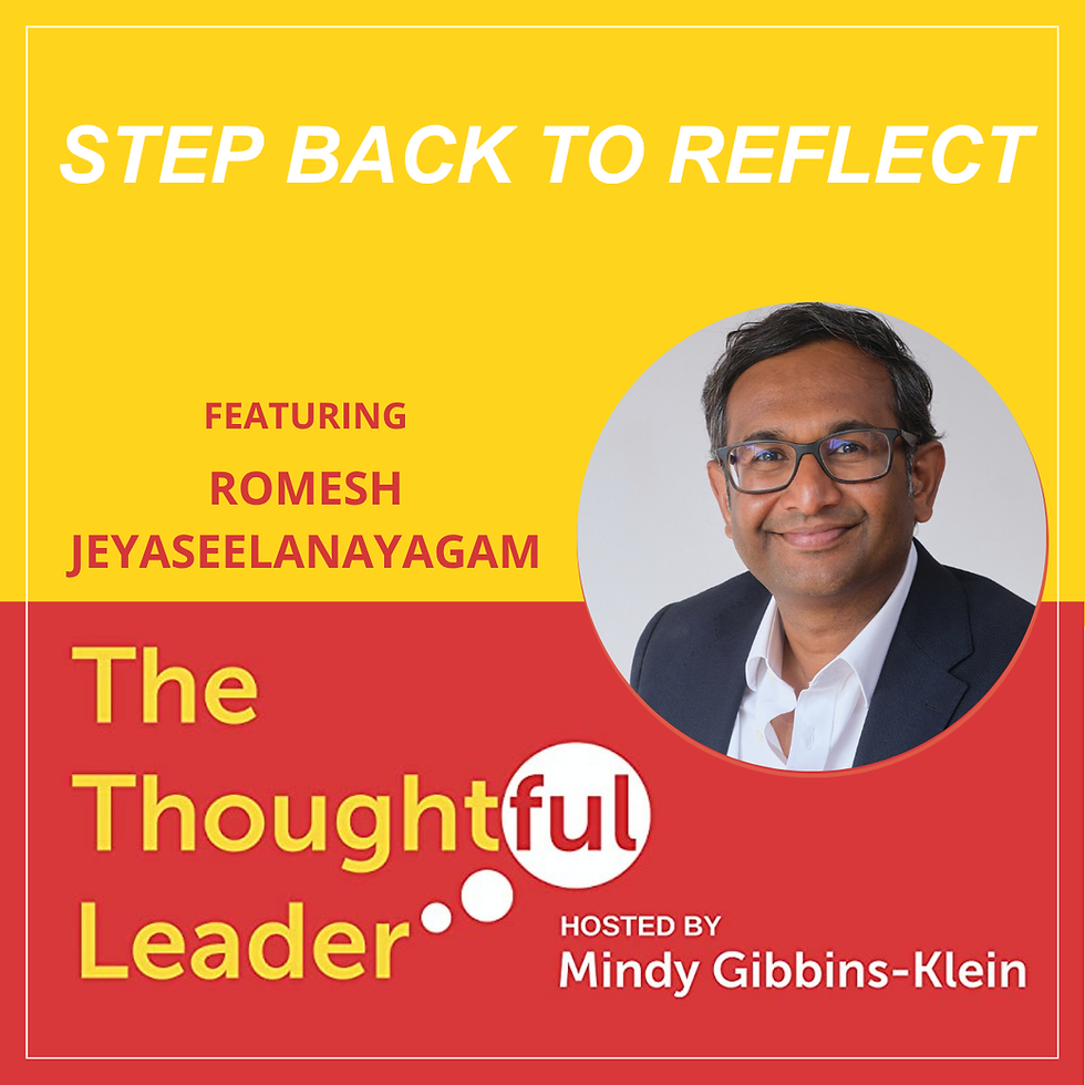 Romesh of The FD Consultant (fractional/part time CFO consulting) is a guest on The Thoughtful Leader Podcast.