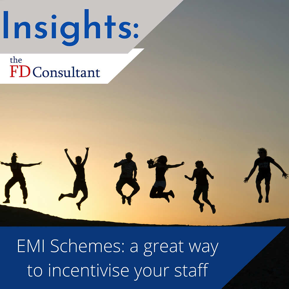 EMI Schemes – a great way to incentivise your staff, brought to you by The FD Consultant. We are a collective of Fractional CFO advisors.
