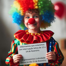 Interrupção letiva de 12 a 14 de fevereiro