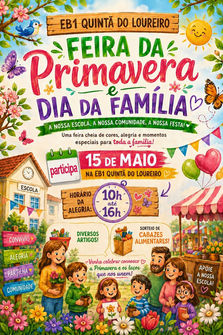Feira da Primavera e Dia da Família na EB1 Quintã do Loureiro
