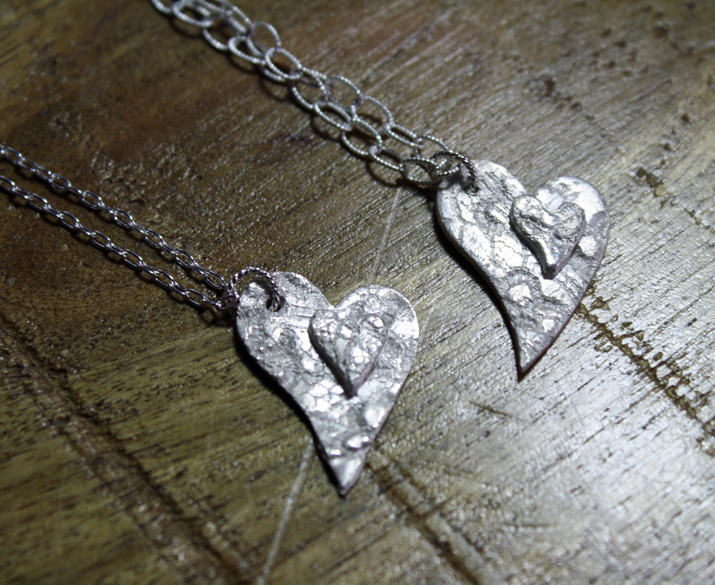 heart sterling silver necklace