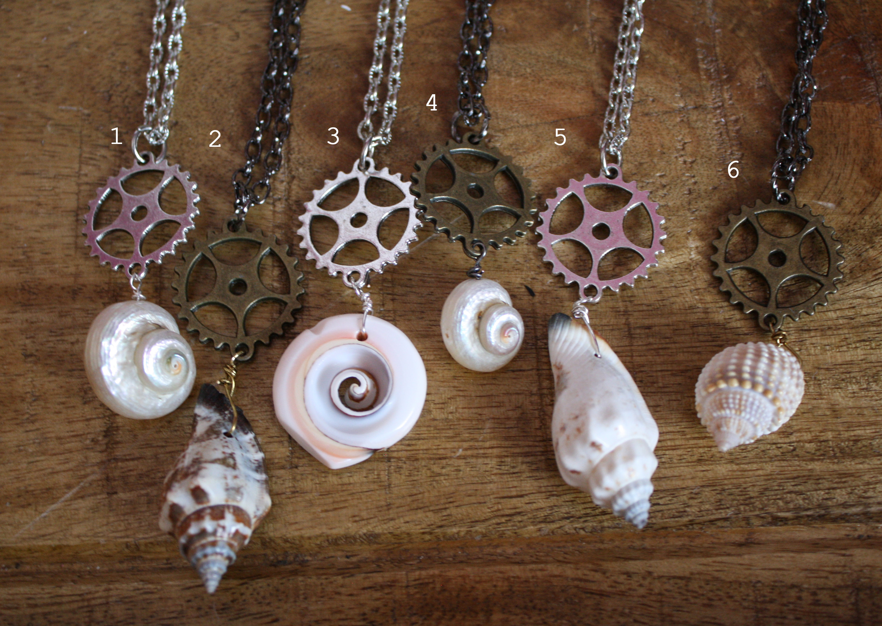 steampunk mermaid necklaces