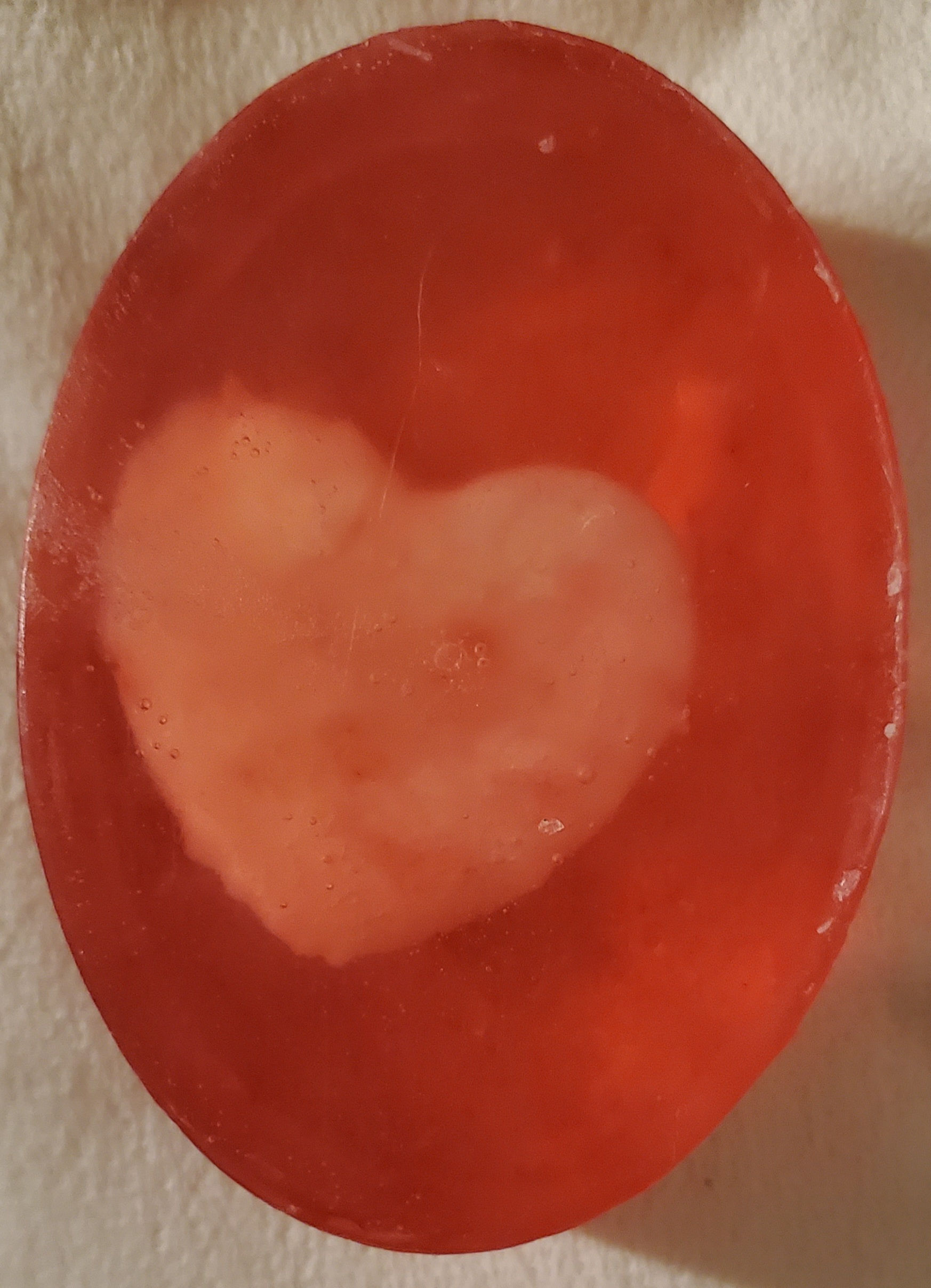 Strawberry and chocolate mint soap