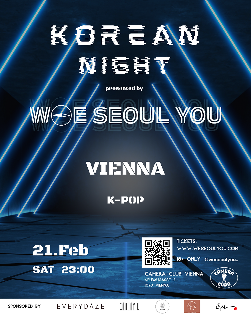 WESEOULYOU | Korean Night at Camera Club Vienna!