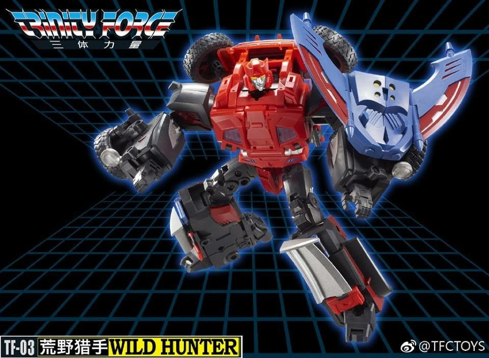 TFC Toys Trinity Force TF-03 Wildchaser (3rd party Blacker)
