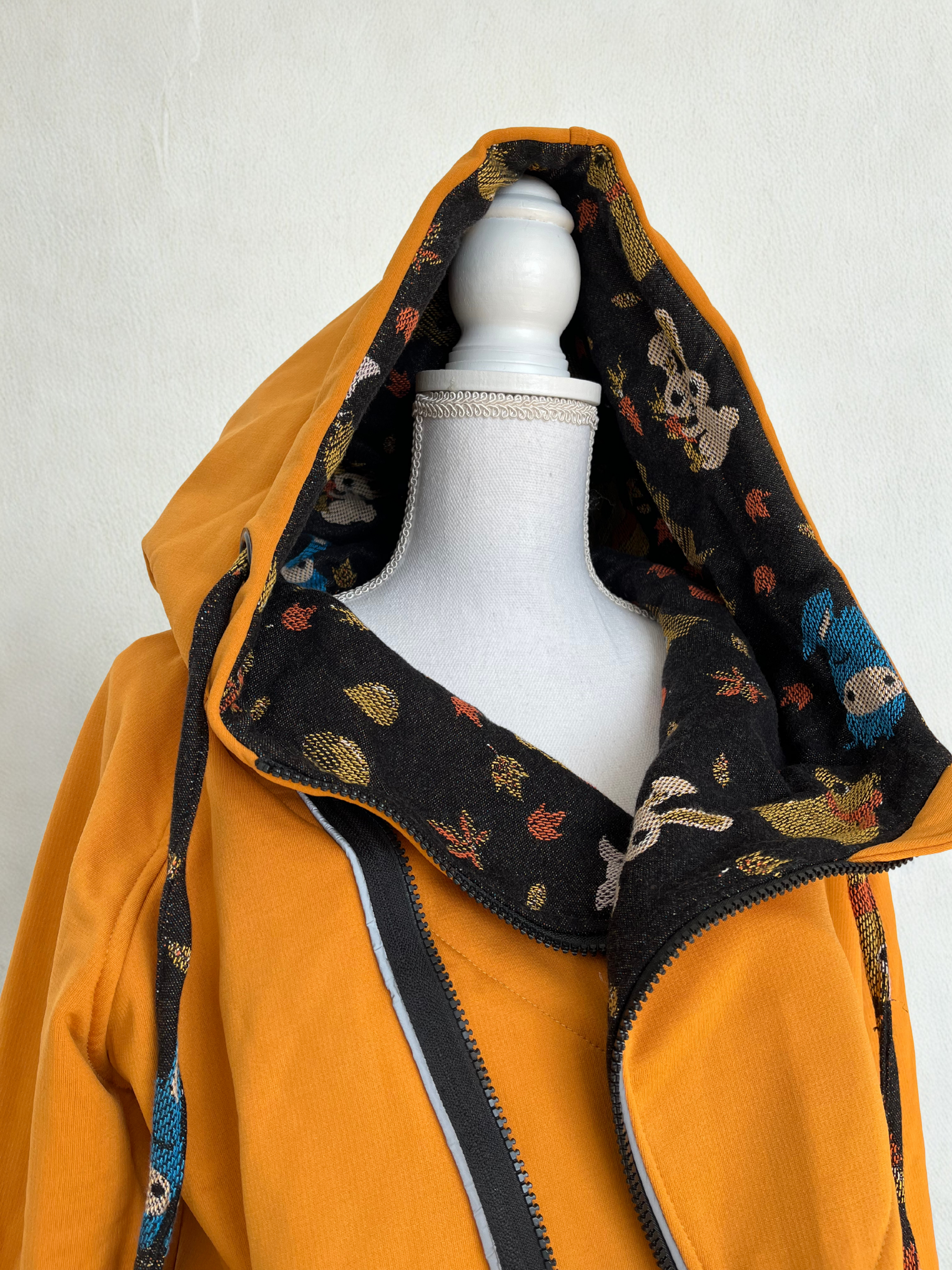 Mikina 1 M/L - nosiaca merino mikina dámska bez vsadky - horčicová