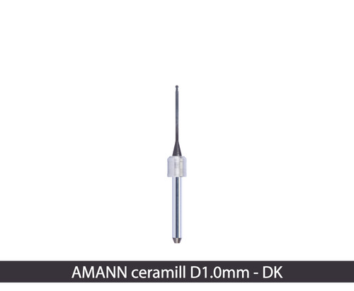 Amann ceramill CAD/CAM Dental Milling Bur 1.0mm x 3mm Diamond Coating ...