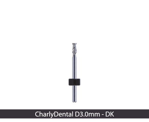 charly CAD/CAM Dental Milling Bur 3.0mm x 3mm Diamond Coating ...