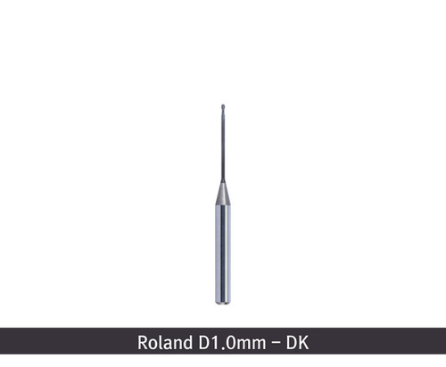 Roland CAD/CAM Dental Milling Bur 1.0mm x 4mm Diamond Coating ...