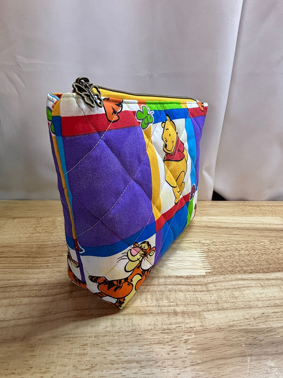 Thumbnail: Hundred Acre Rainbow Zipper Bag – Reclaimed & Reimagined Collection