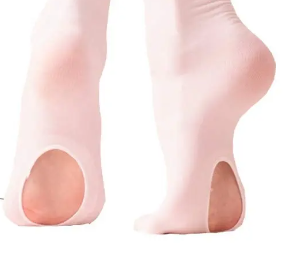 Theatrical pink stockings ballet
